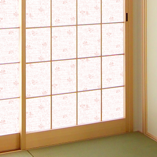 令和の障子紙「ふんわり花（品番：RS-019）」