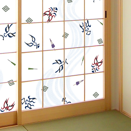 令和の障子紙「JAPAN 清流（品番：RS-020）」